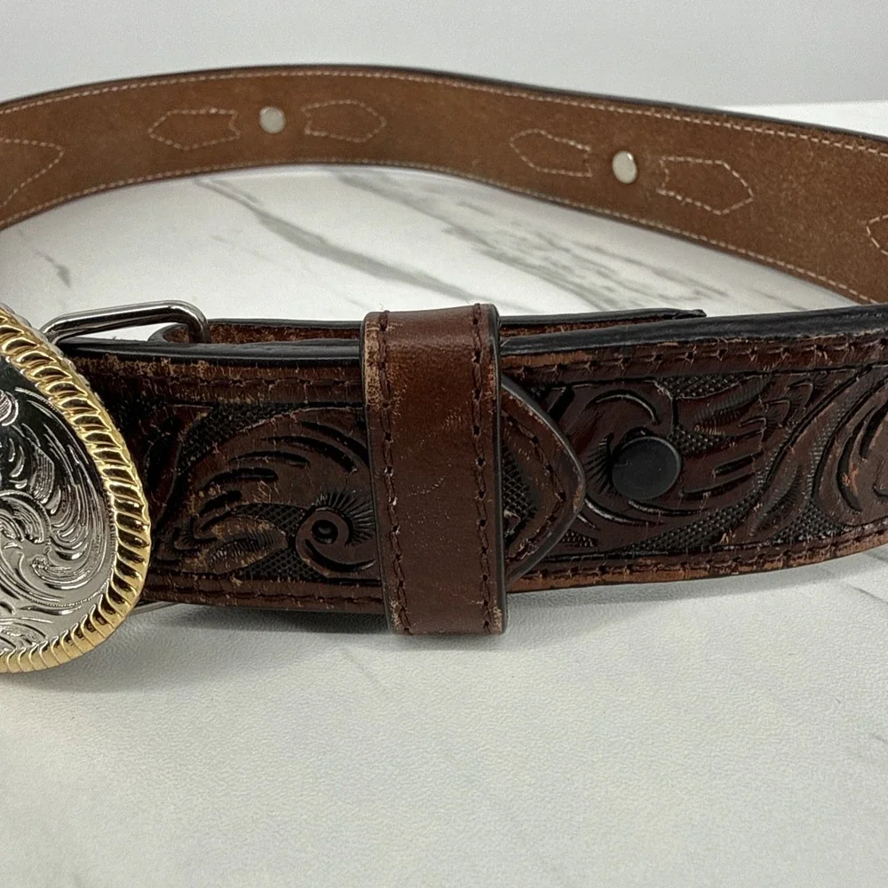 3D Emblem genuine leather
